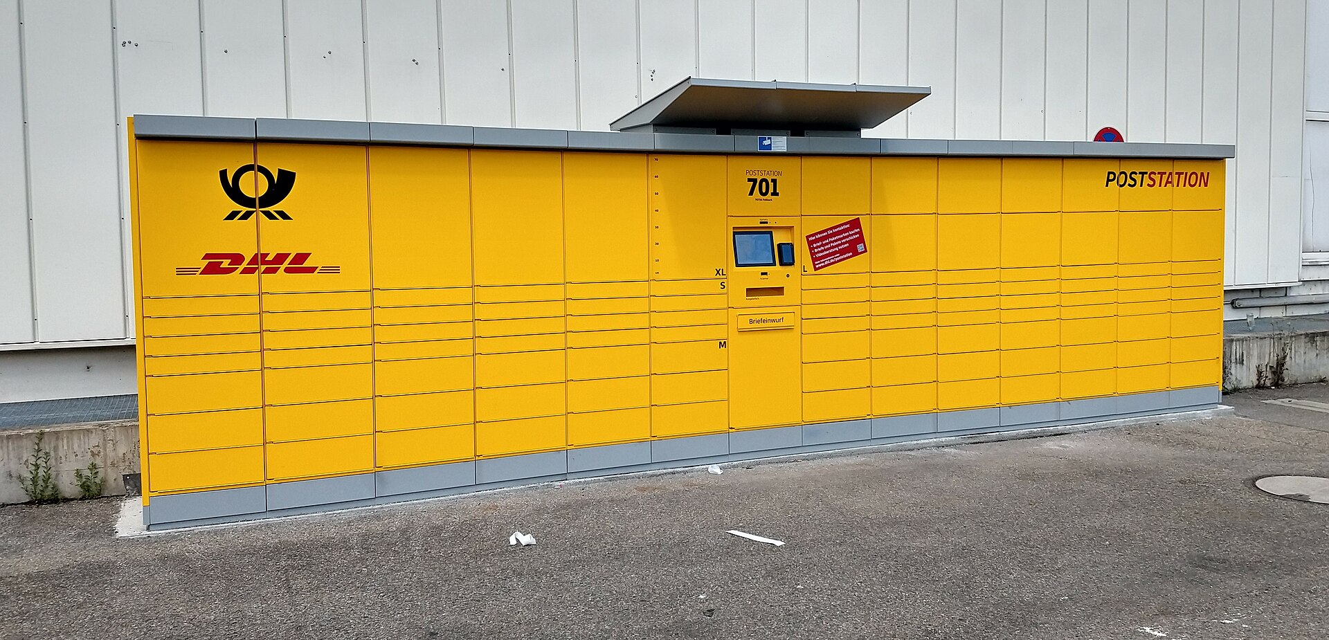 DHL-pakketautomaat in Duitsland