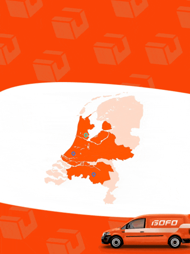 Kaart van de landelijke GOFO-dekking in Nederland