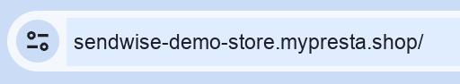 PrestaShop URL in de browserbalk